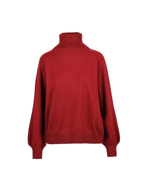 Ballantyne Red Turtlenecks