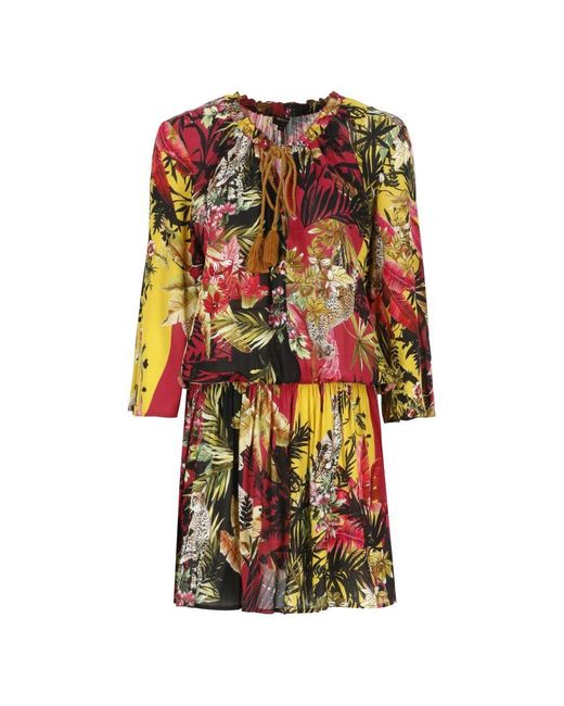Miss Bikini Multicolor Viskose Kaftan Mit Bindebändern