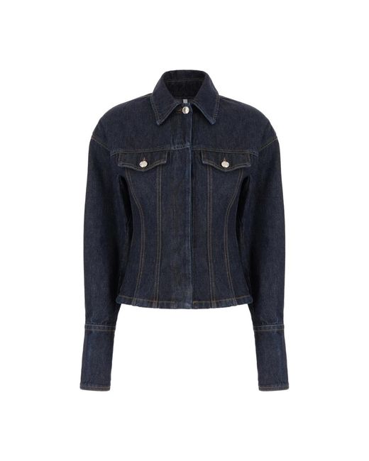 Sportmax Blue Denim Jackets