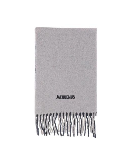 Jacquemus Gray Winter Scarves