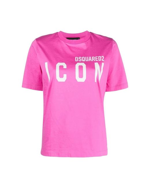 DSquared² Pink T-Shirts