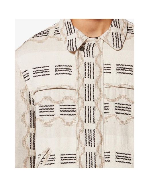 Isabel Marant Natural Bomber Jackets for men