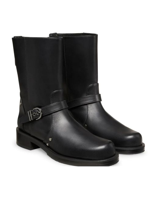 Stuart Weitzman Schoenen ,Zwart ,Suède Maverick Pull-On Bootie in het Black