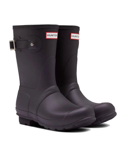 Hunter Blue Rain Boots