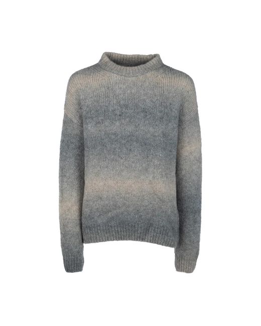Gant Gray Round-Neck Knitwear for men