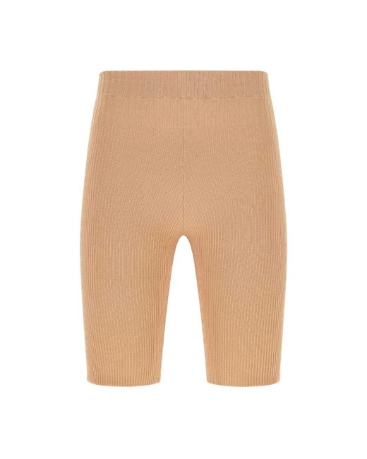 ANDREA ADAMO Natural Casual Shorts