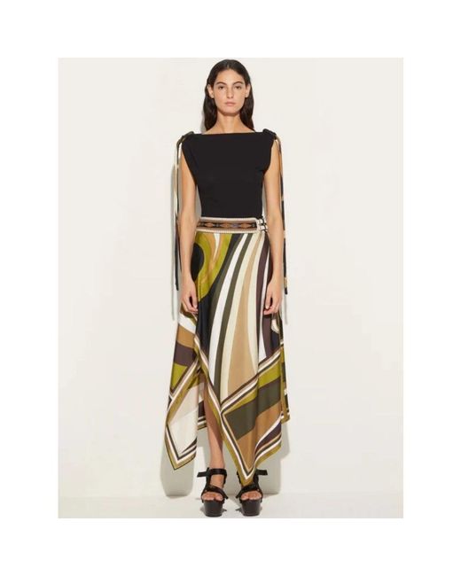 Emilio Pucci Black Sleeveless Tops