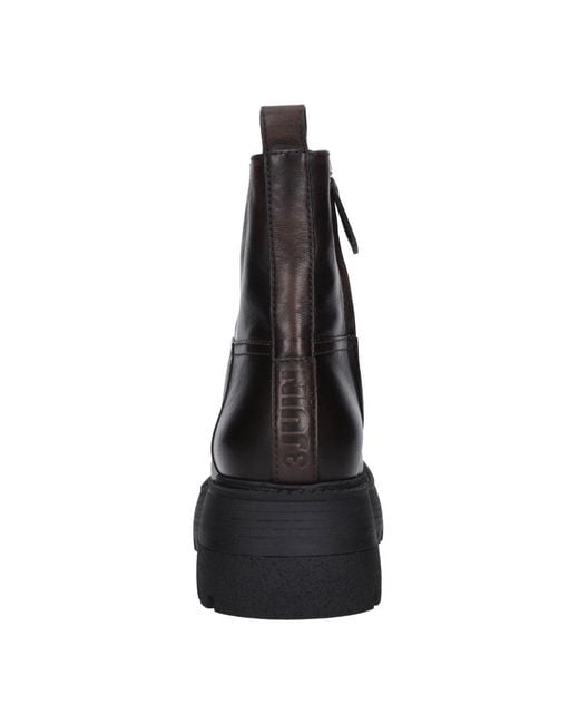 3Juin Black Ankle Boots