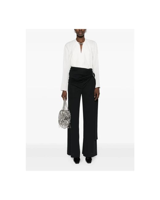 Rabanne Black Wide Trousers