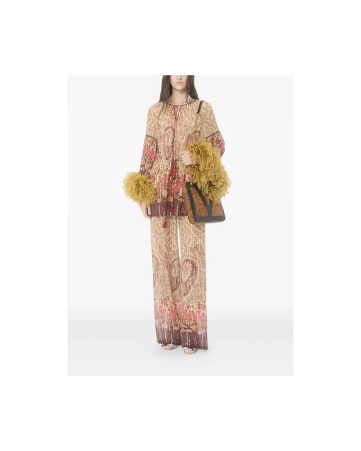 Valentino Brown Blouses