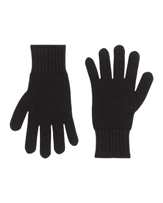 Dolce & Gabbana Strickhandschuhe in Black für Herren