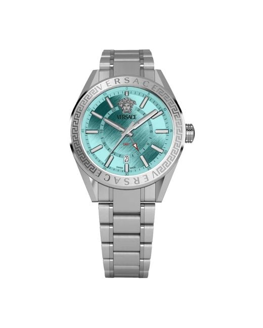 Versace V-Code Gmt in het Blue voor heren