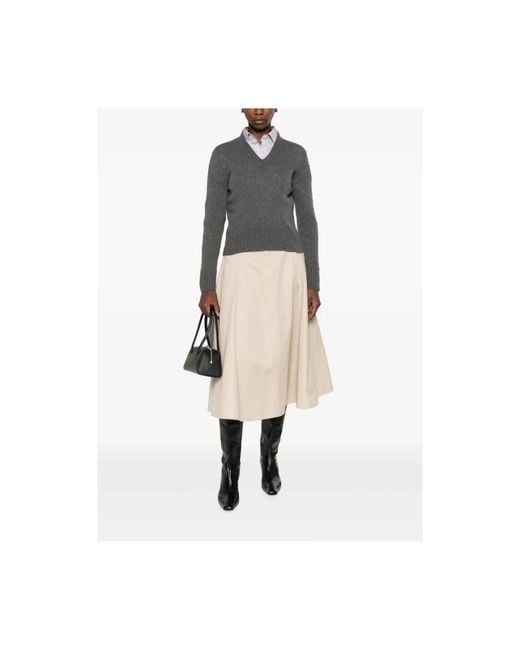 Aragona Gray Cashmere Knitwear