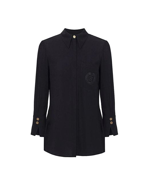Elisabetta Franchi Blue Light Jackets