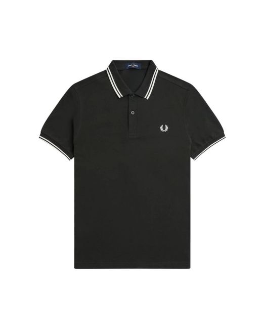 Fred Perry Black Polo Shirts for men