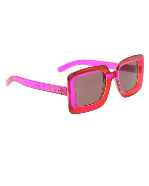 Gucci Sunglasses in het Pink
