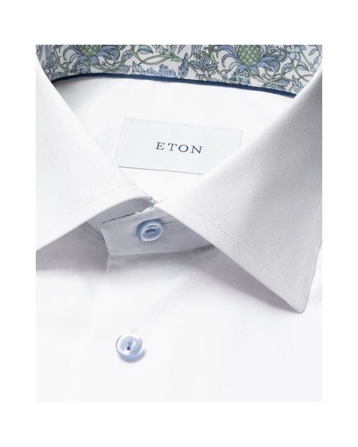 Eton of Sweden White Formal Shirts for men