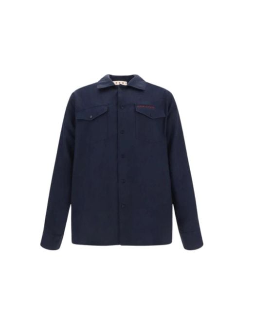 Marni Blue Casual Shirts for men