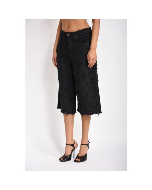 Haikure Black Cropped Jeans