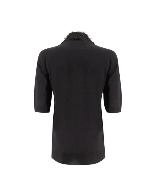 Polo Shirts Fabiana Filippi de color Black