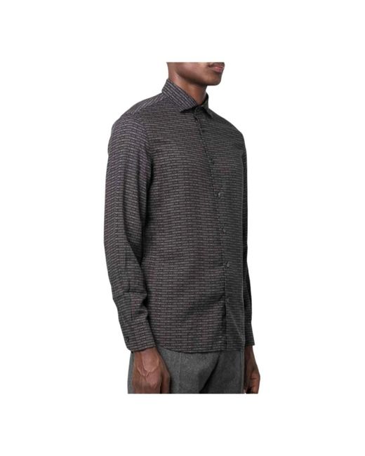 Emporio Armani Gray Casual Shirts for men