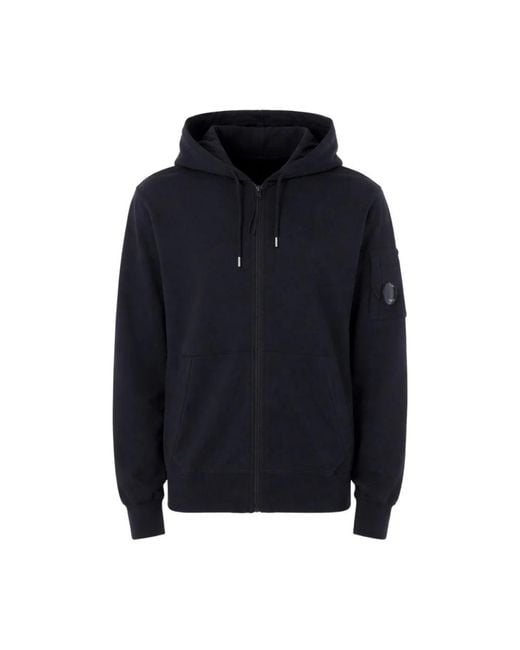 C P Company Blue Zip-Throughs for men