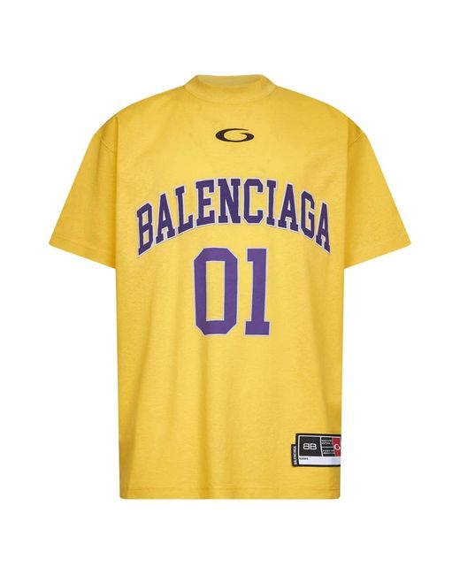 Balenciaga Yellow T-Shirts for men