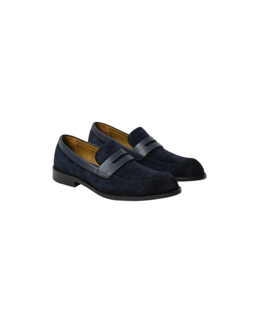 HUGO Blue Loafers for men