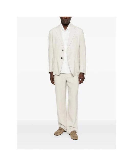 Formal Blazers Barena pour homme en coloris White