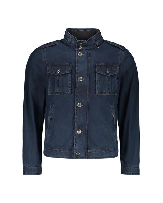 Moorer Blue Denim Jackets for men