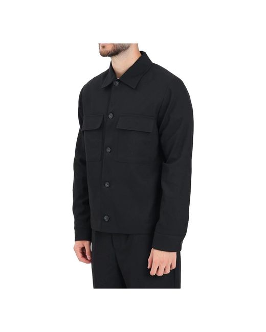SELECTED Shirt in het Black voor heren