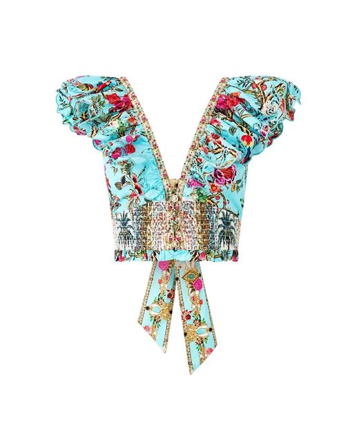 Blouses Camilla de color Blue