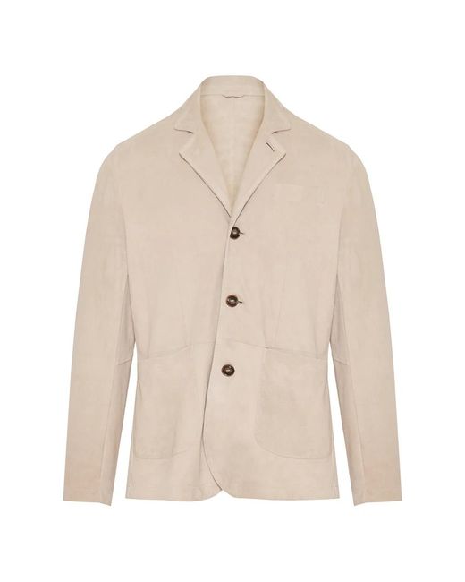 Barba Napoli Natural Blazers for men