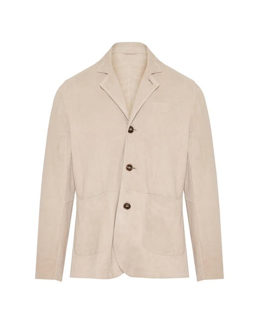 Barba Napoli Blazers in het Natural voor heren
