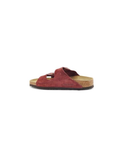 Birkenstock Red Sliders