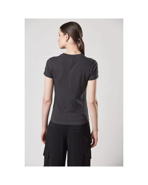 T-Shirts Thom Krom en coloris Black