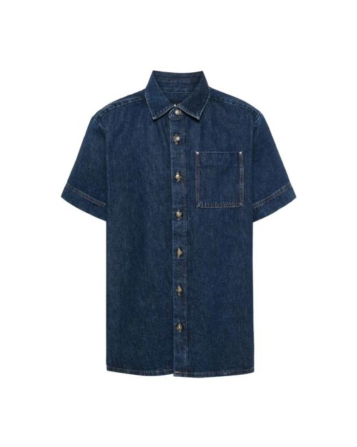 Shirts > denim shirts A.P.C. pour homme en coloris Blue