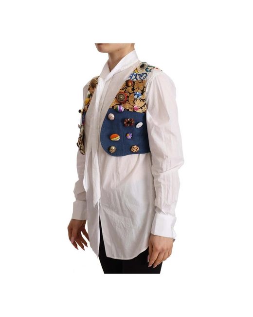 Dolce & Gabbana Multicolor Waistcoats