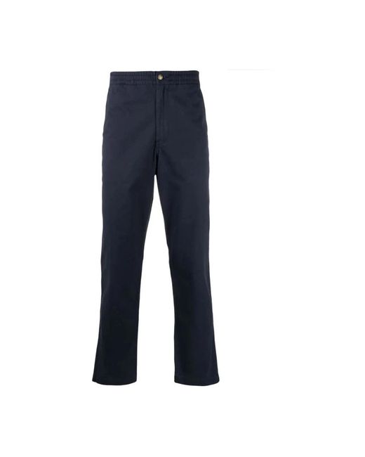 Ralph Lauren Blue Slim-Fit Trousers for men