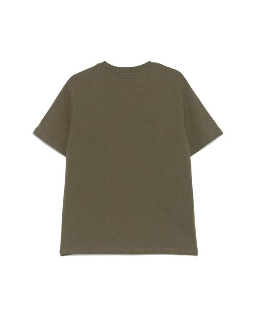 A.P.C. Tops ,Groen ,Stijlvol T-Shirt Cohbu M26388 Jmg in het Green voor heren