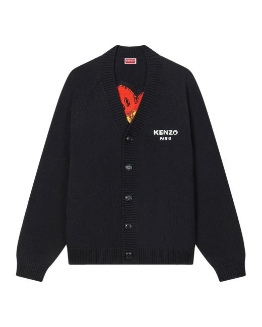 KENZO Cardigans in het Blue voor heren