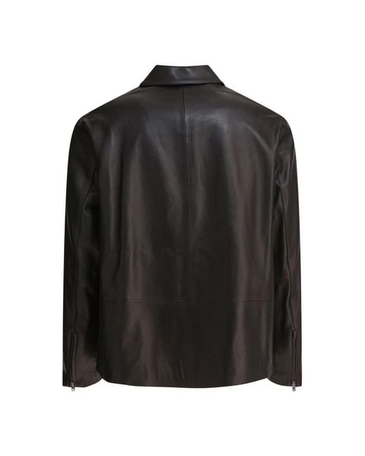 Leather Jackets Vince de hombre de color Black