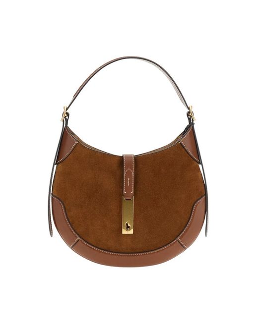 Polo Ralph Lauren Brown Shoulder Bags