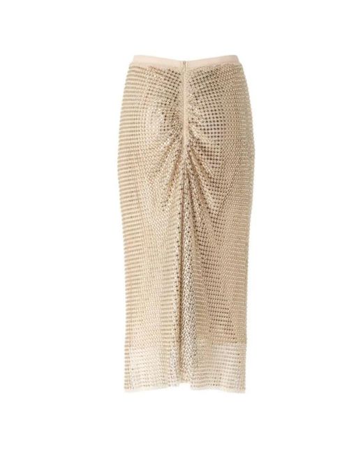 Pinko Natural Midi Skirts