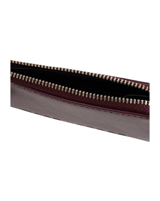 Marc Jacobs Accessoires ,Rood ,Leer Case Met Sleutelhanger in het Purple