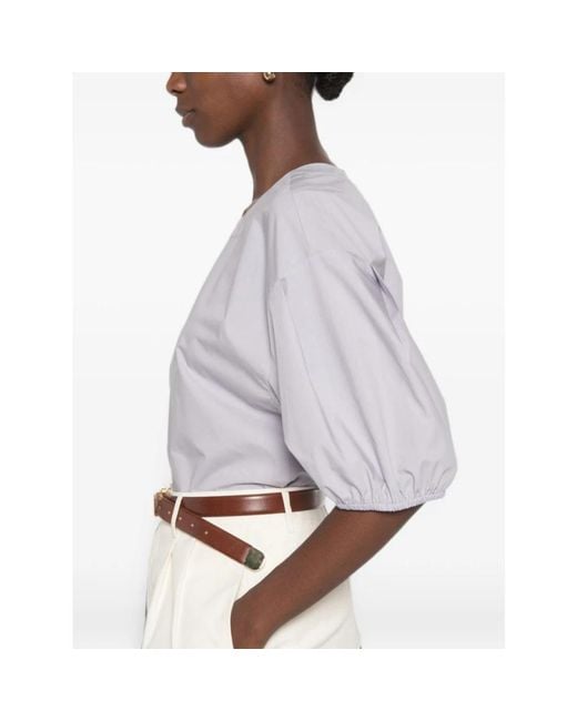 Emporio Armani Blue Blouses