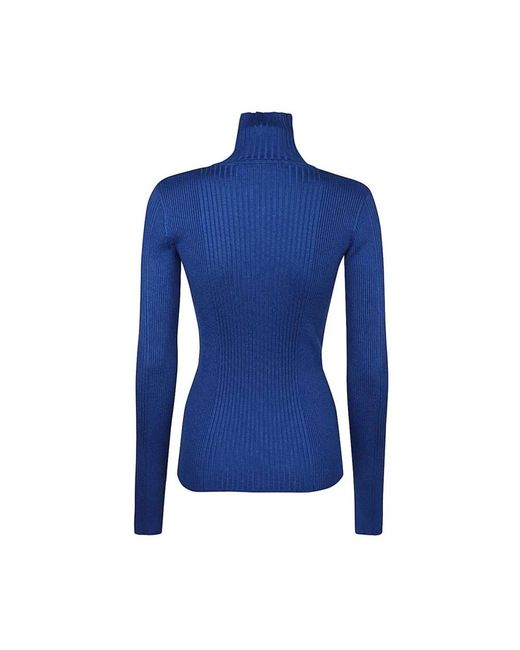 Barrow Truien & Vesten ,Blauw ,Polyester Geribbelde Ritsvest in het Blue