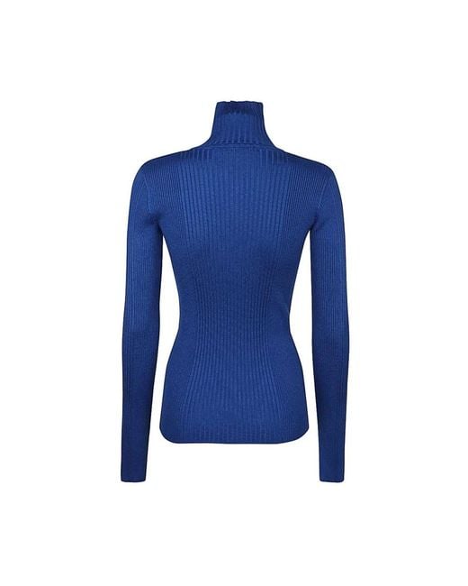 Barrow Truien & Vesten ,Blauw ,Polyester Geribbelde Ritsvest in het Blue