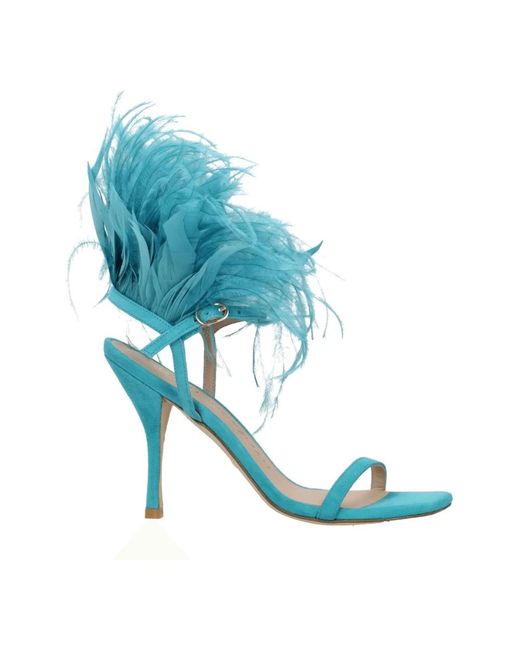 Stuart Weitzman Blue High Heel Sandals