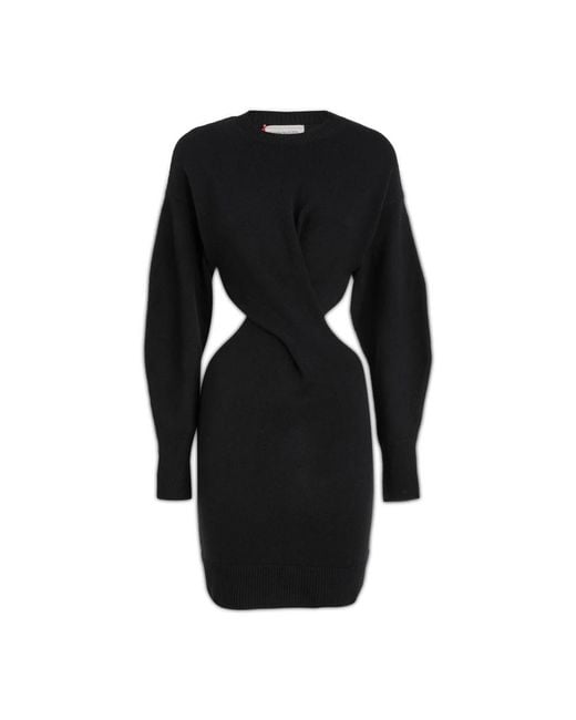 McQueen Black Short Dresses